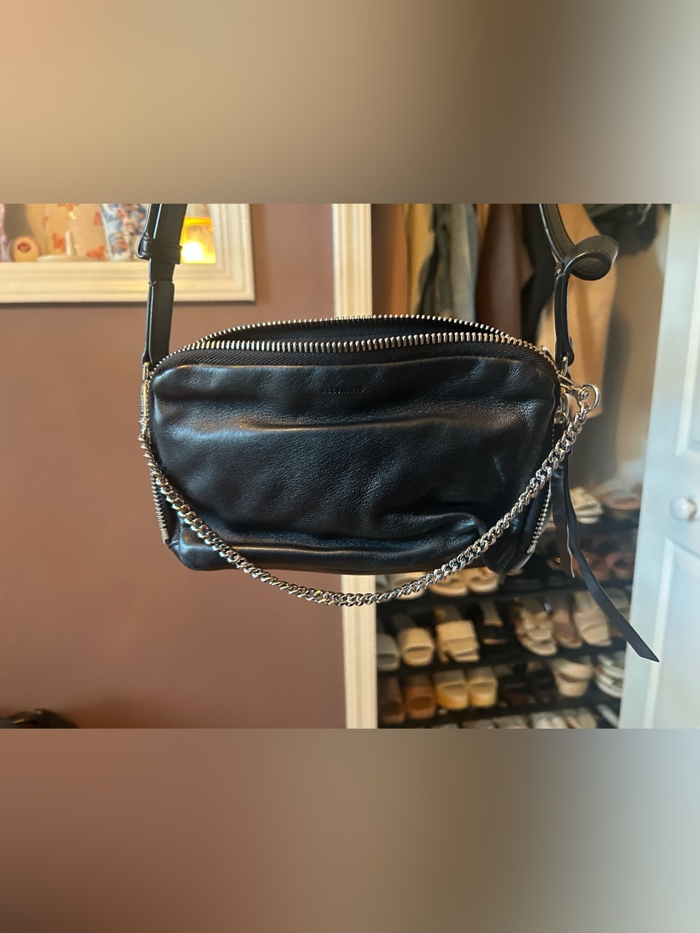 AllSaints leather crossbody